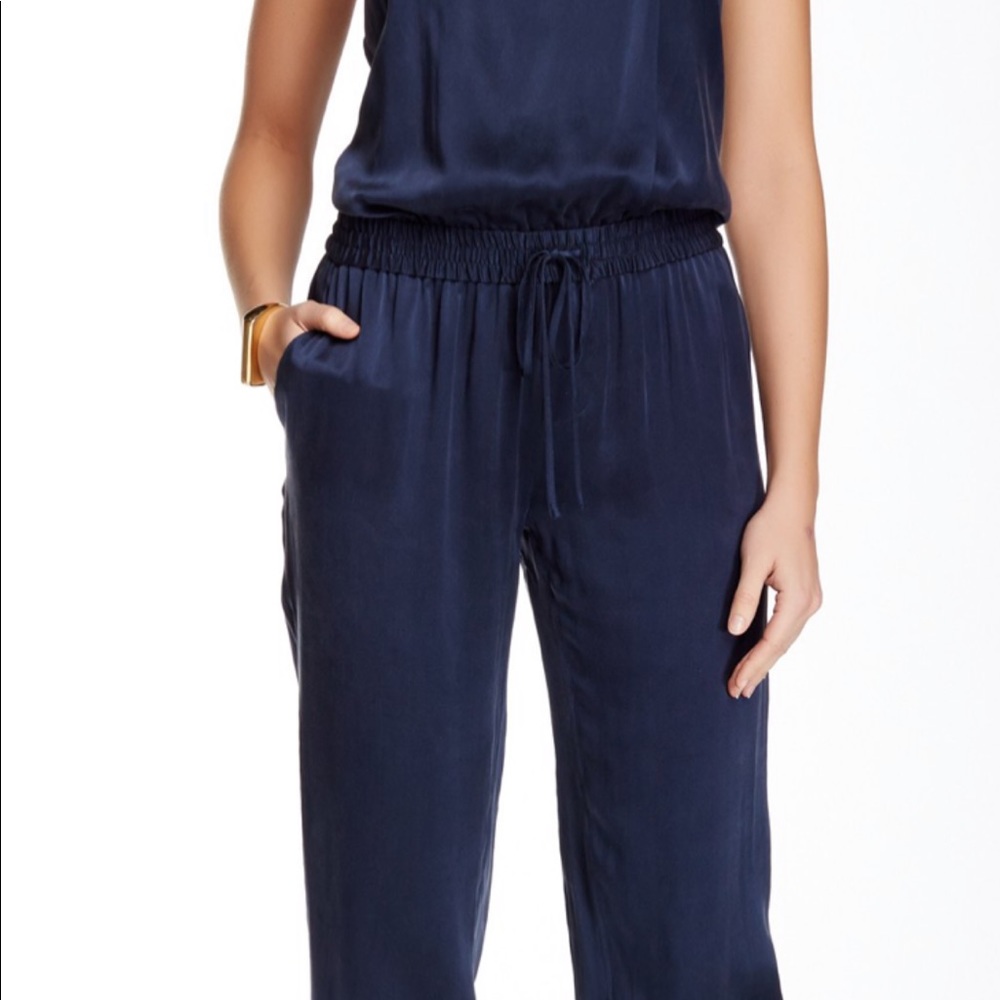 Paige Garland Silk Jumpsuit